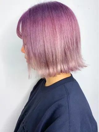 ミディアム カラー 🧡色落ちまで2度綺 麗なカラー🧡ヨシキのヘアスタイル