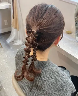 ヘアアレンジ エクステ＆ヘアセット Milaのヘアスタイル