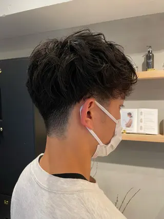 パーマ メンズ hazuki 🌝のヘアスタイル