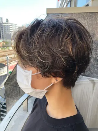 ショート カラーアンドケアリタ kitamuuuのヘアスタイル