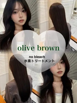 ロング カラー 🎀𝑹𝑰𝑲𝑶 🎀【福島・梅田】のヘアスタイル