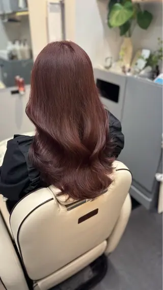 ロング レイヤーカット✂︎池 袋個室サロンkumaのヘアスタイル