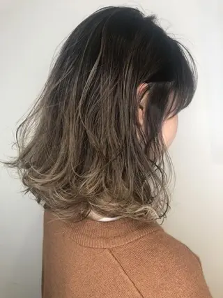 ミディアム カラー メンズヘア特化 崎田 成人のヘアスタイル