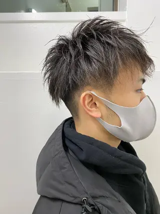ミディアム 齋藤 大晟のヘアスタイル