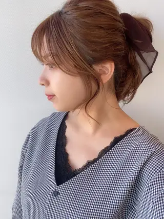 ヘアアレンジ 早朝セット☀️ レイヤー/Momoのヘアスタイル
