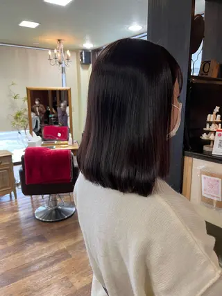ミディアム 立野 希沙のヘアスタイル