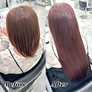 ヘアメ🎀推しカラー 🥣横浜/しほ🧸のヘアスタイル