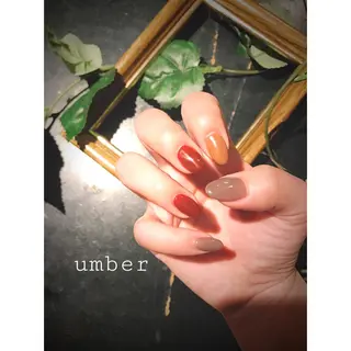 ネイル umber 三茶1分のネイルデザイン