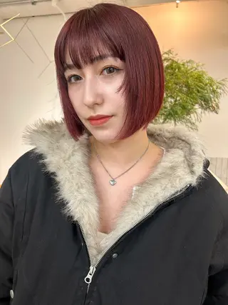 ショート カラー 原 瑞希のヘアスタイル