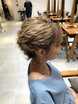ミディアム ヘアアレンジ 高橋 昭雄のヘアスタイル
