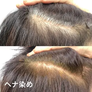 カラー フィールドパパ所属・リラクゼーション ヘナサロンのヘアスタイル