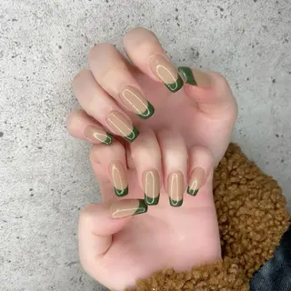 ロング カラー パーマ ヘアアレンジ メンズ キッズ ネイル マツエク・マツパ アイブロウ Salon Kのネイルデザイン