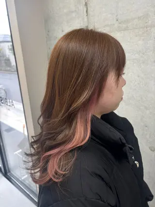 セミロング 為谷莉世/ハイトーン /大宮のヘアスタイル
