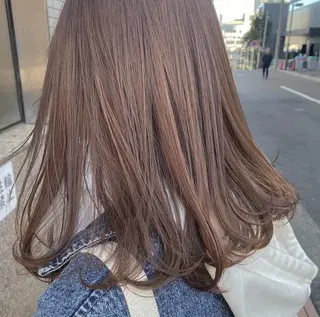 ロング カラー 滝本 里実のヘアスタイル