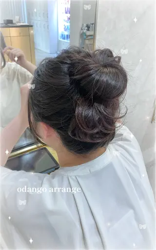ロング ヘアアレンジ 河野 葉月のヘアスタイル