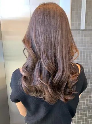 ミディアム カラー 髪質改善サロン 心斎橋ARCHEのヘアスタイル