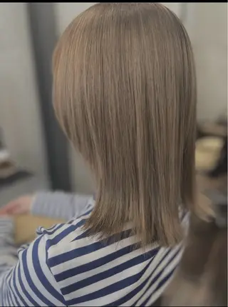 セミロング カラー terra✂️ 佐伯 尚哉のヘアスタイル