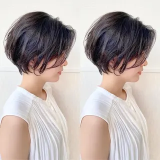 ショート 三鷹で1番ショート ボブをカットする新谷のヘアスタイル