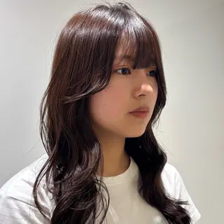 ロング のむらあんじゅ/ 韓国風レイヤーೀのヘアスタイル