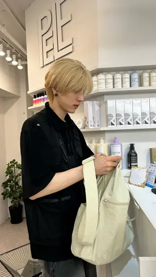 カラー メンズ 💍モテる艶髪 透明感カラー💖のヘアスタイル