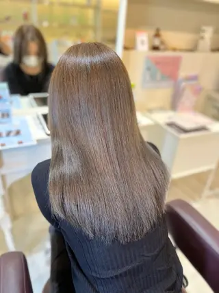 セミロング カラー 髪質改善/縮毛矯正 seiyaのヘアスタイル