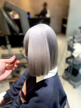 ミディアム カラー 🌈インナーカラー ‘ショウマ’🌈のヘアスタイル