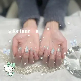 ネイル 💜5/4空✩.* Yuuna💜のネイルデザイン
