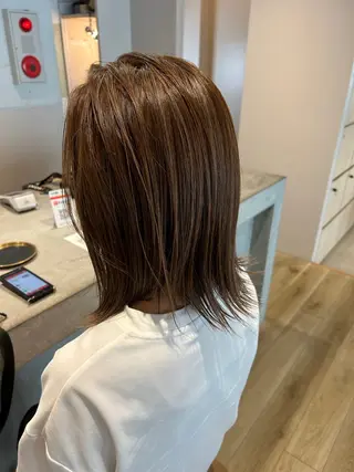 ミディアム カラー なぎ ㅤのヘアスタイル