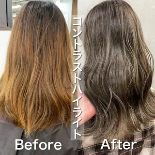 ミディアム カラー 北間 寛哉のヘアスタイル