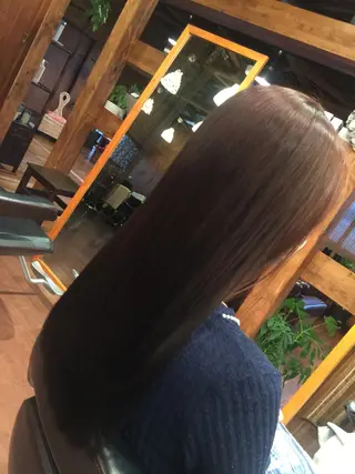 セミロング ＠kutsu tetsuoのヘアスタイル