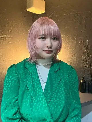 カラー ✨艶々ケア カラー🎀ミカゼのヘアスタイル