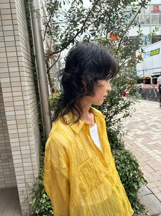 ミディアム パーマ さとう あやかのヘアスタイル
