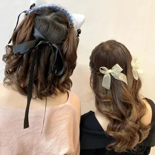 ヘアアレンジ GLOSS 心斎橋 山上のヘアスタイル