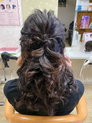 ヘアアレンジ 鍋田 彩歌のマツエク・マツパデザイン