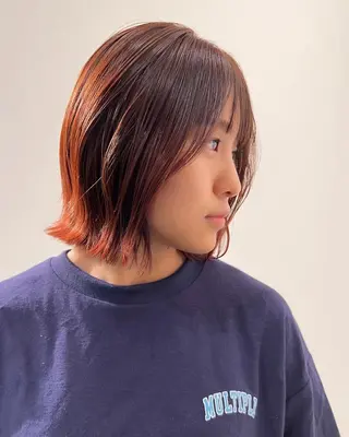 ショート カラー ✨ハイライトの達人 ボブ/ショート/雪下のヘアスタイル