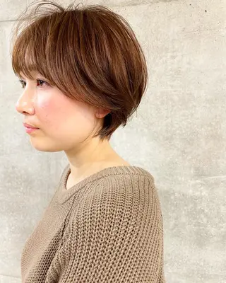 ショート 山谷 裕紀のヘアスタイル