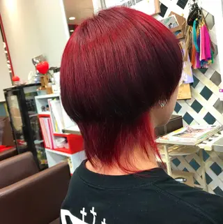 ショート カラー 栄/レイヤーカット /ケアブリーチ🍁楓のヘアスタイル