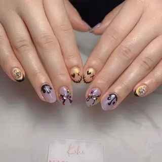 ネイル 💕鈴木ユリ パラジェル/オフ無料のネイルデザイン