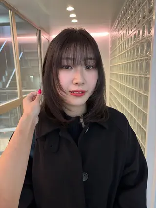 ミディアム 表参道レイヤー Kinoのヘアスタイル