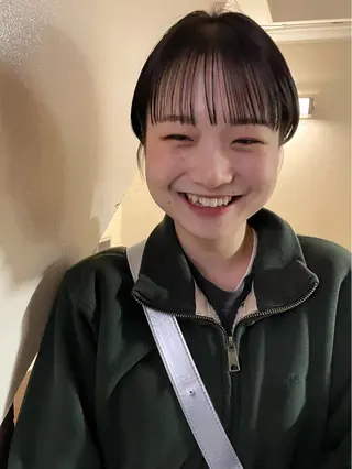 ショート カラー ヘアアレンジ 丸山渉/表参道 レイヤーボブのヘアスタイル