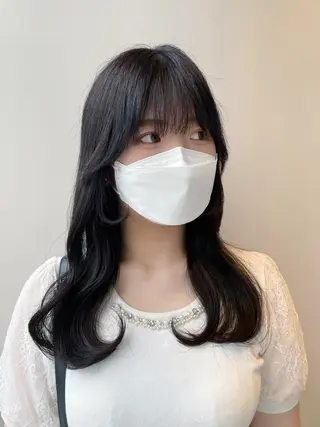 ロング ❤︎︎韓国ヘア❤︎︎ 𝑺𝒉𝒊𝒉𝒐のヘアスタイル