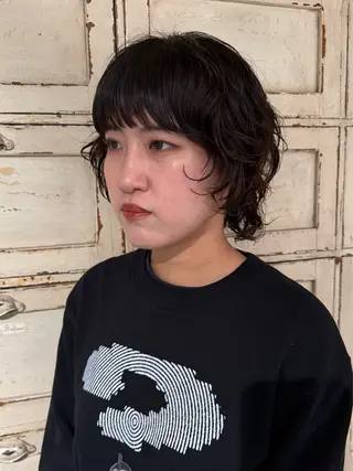 ショート パーマ RorriM natsuのヘアスタイル