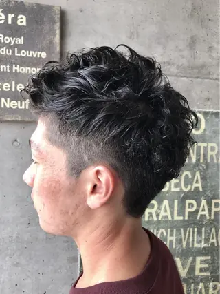 ショート パーマ メンズ KEN KENのヘアスタイル
