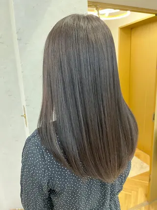 ロング 透明感カラー│ レイヤーヘア中居美樹のヘアスタイル