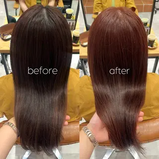 カラー かわいいを＋🎀𖤐 上品hair/ 星愛のヘアスタイル