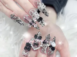 ネイル MoMoA Nail ネイル長さ出し専門店のネイルデザイン