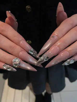 ネイル 渋谷ネイル🎀 y2k/海外ネイルのネイルデザイン