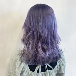 ミディアム カラー 🩵ブリーチカラー 🐈MIORI🩵のヘアスタイル