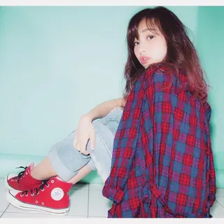 セミロング カラー STAR所属・内藤 達也のヘアスタイル