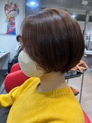 ショート カラー 駅チカ【ali'i】 アリイ花崎友美☘のヘアスタイル